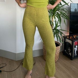 Urban Outfitters | Rosie Ribbed Flare Lounge Pants